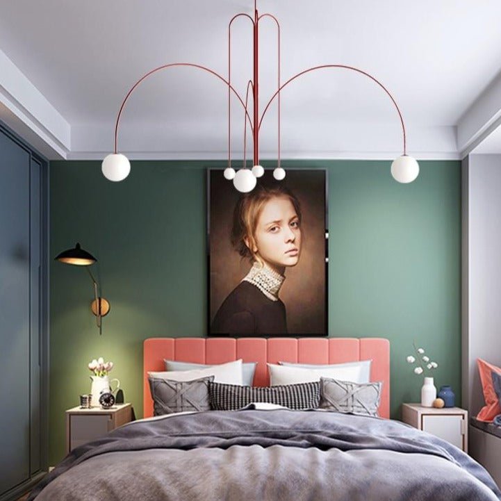 ArcGlow – Modern Curved Chandelier Light