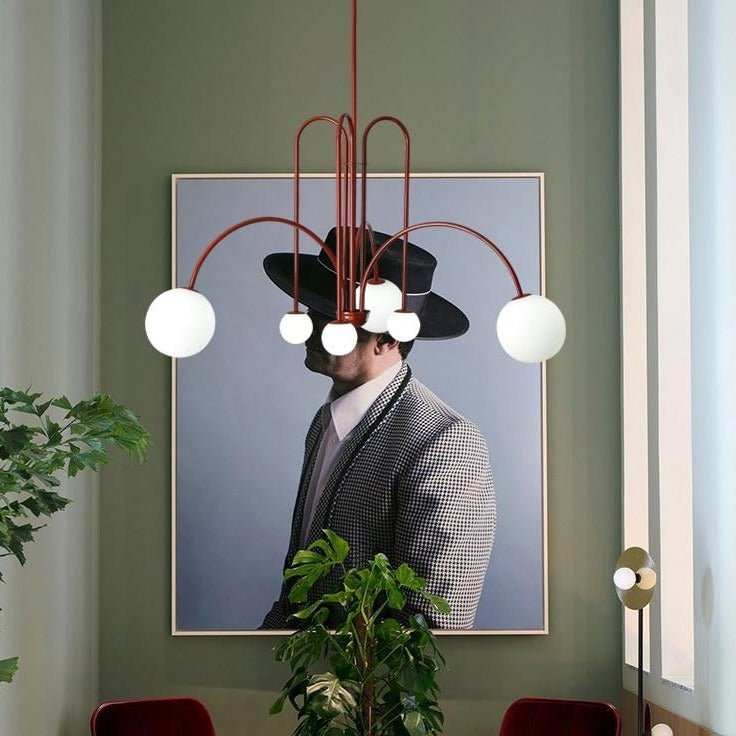 ArcGlow – Modern Curved Chandelier Light