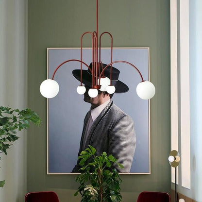 ArcGlow – Modern Curved Chandelier Light