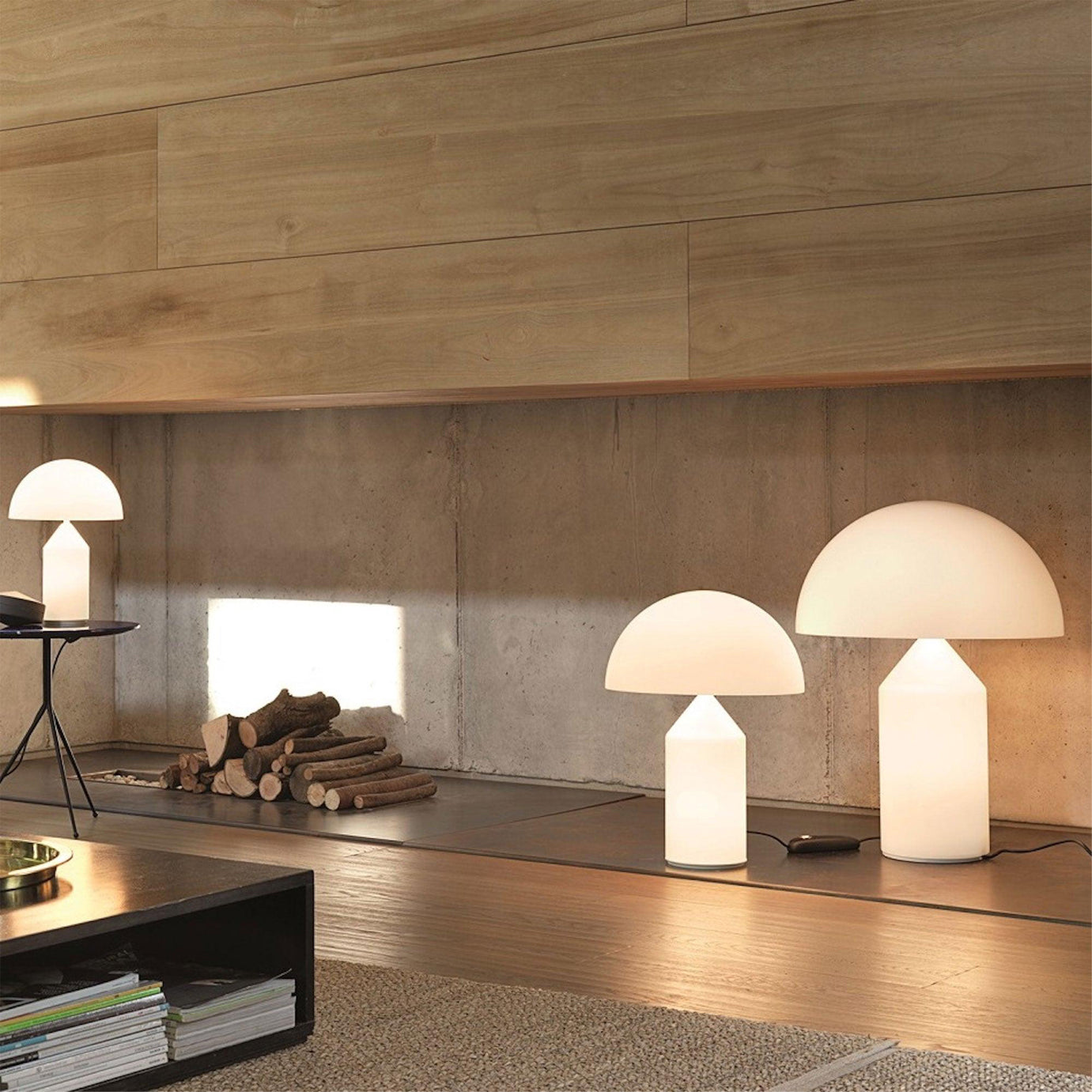 CrystalAtollo - Lámpara de Vidrio Moderna