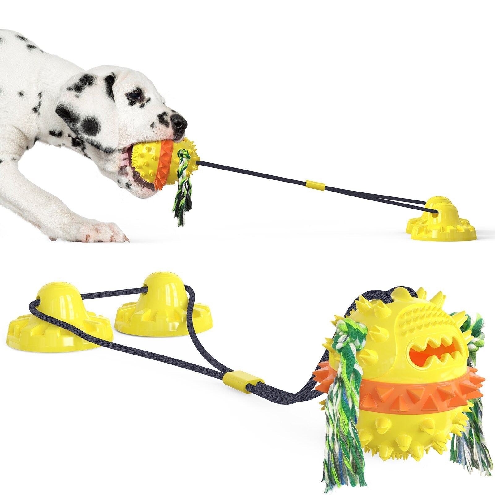 Variant image for Interactive Self-Playing Pet Toy - Durable Dog Toy with Chew Bars and Rolling Balls for All Sizes, Promotes Dental Health-2
