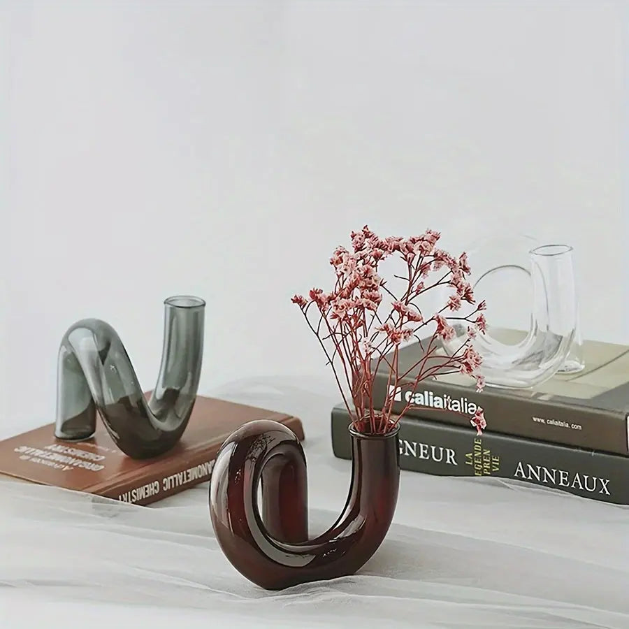 TimelessGlow - Fußvase aus Glas