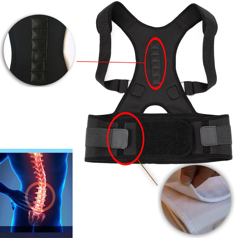 AlignPro | Magnetic Back Brace | Supports a Straight Posture