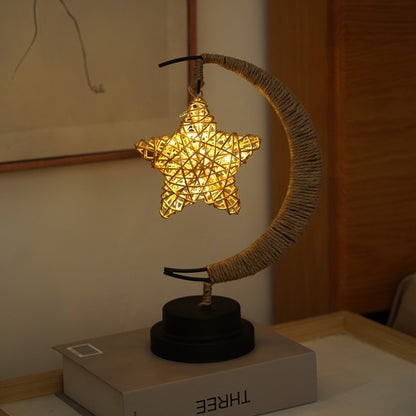 GlowLuna - Warm Glass Lunar Lamp
