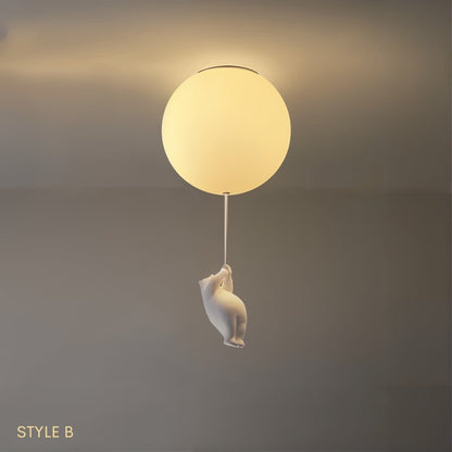 BearHaven - Hyggelig Børnelampe til Loft