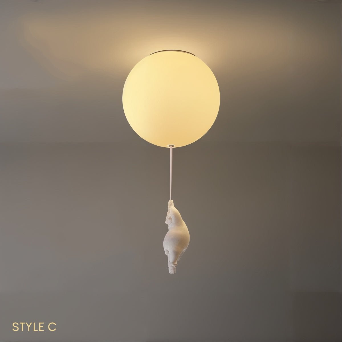 BearHaven - Hyggelig Børnelampe til Loft