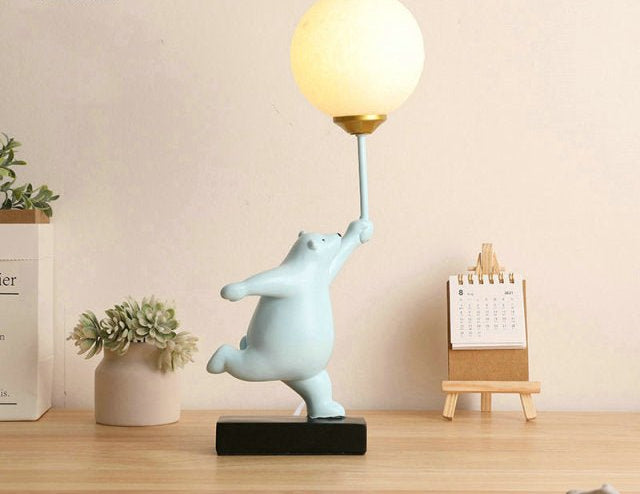 CuddleBear - Lampada da Tavolo con Design di Orsetto Carino e Luce Accogliente