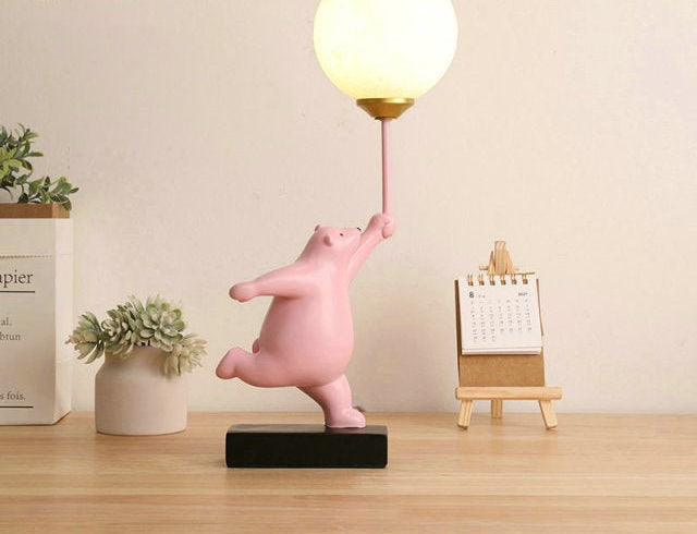 CuddleBear - Lampada da Tavolo con Design di Orsetto Carino e Luce Accogliente