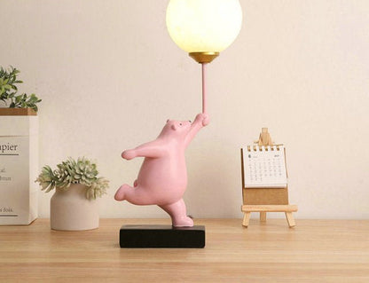 CuddleBear - Lampada da Tavolo con Design di Orsetto Carino e Luce Accogliente