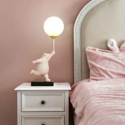 CuddleBear - Lampada da Tavolo con Design di Orsetto Carino e Luce Accogliente