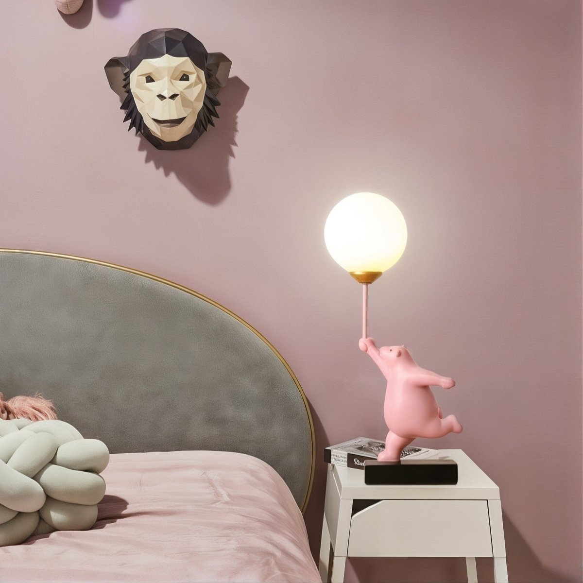 CuddleBear - Lampada da Tavolo con Design di Orsetto Carino e Luce Accogliente