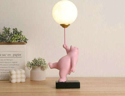 CuddleBear - Lampada da Tavolo con Design di Orsetto Carino e Luce Accogliente