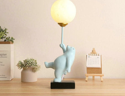 CuddleBear - Lampada da Tavolo con Design di Orsetto Carino e Luce Accogliente