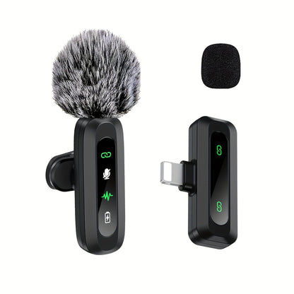 Variant image for Wireless Lavalier Microphone with USB-C Connectivity for Smartphones and Tablets – Compact Design, Ideal for Podcasts and Vlogs-3