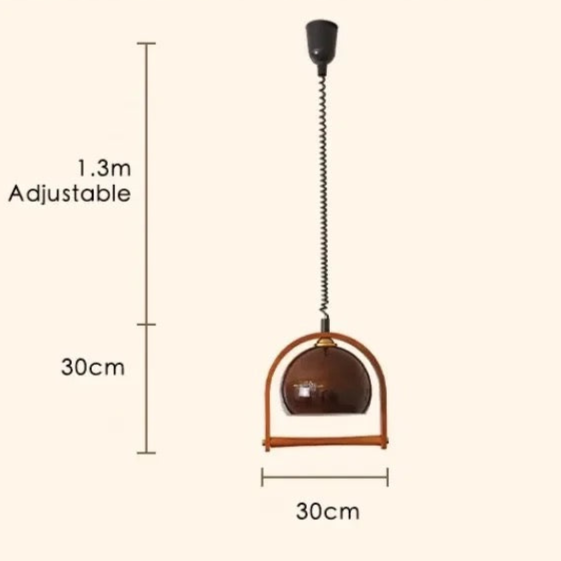 HoutLuxe - Bauhaus Inspireret Pendellampe