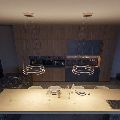 MetalAura - Lampe suspendue sophistiquée