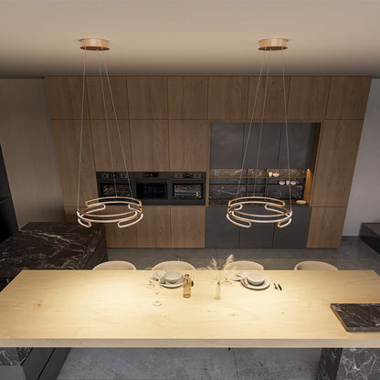 MetalAura - Lampe suspendue sophistiquée