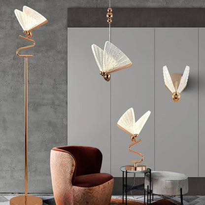 FlareWing – Artistic Butterfly-Shaped LED Pendant Light
