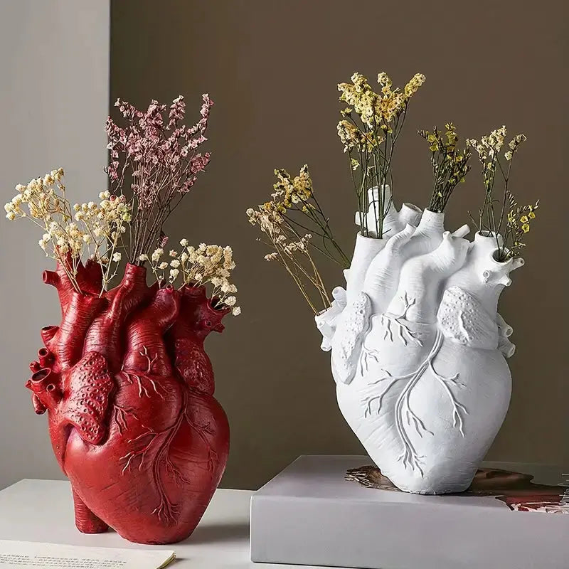HeartGlow - Ceramic Heart Vase