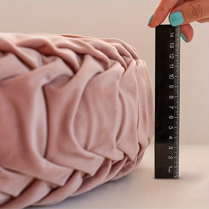 VelvetGlow - Coussin Rond Doux pour Espaces Confortables