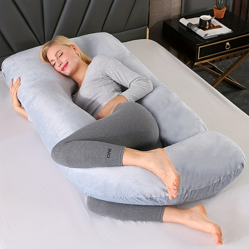 MaternityEase - J-Shaped Pillow for Pregnant Moms