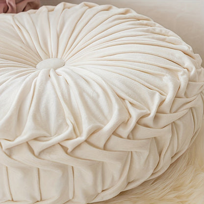 VelvetGlow - Coussin Rond Doux pour Espaces Confortables