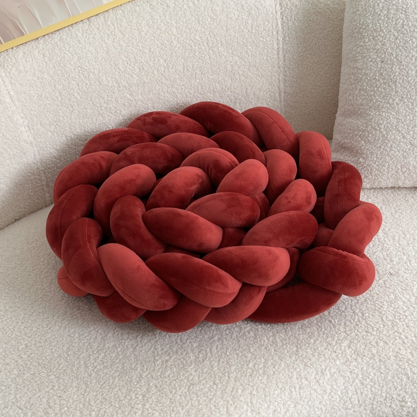 WavePad - Coussin de sol lavable élégant avec motifs géométriques