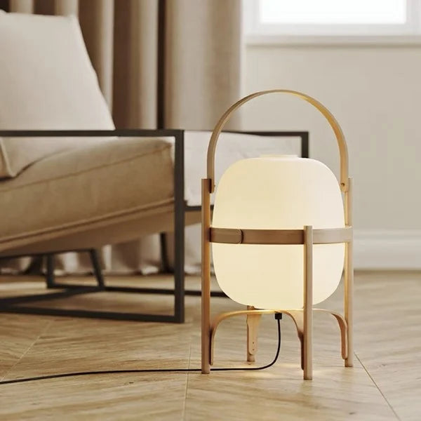 GlowCesta - Ikonisk Kurv Design Bordlampe