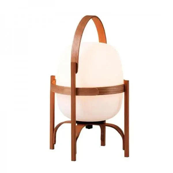 NatureLuxe - Drewniana Lampa Stołowa