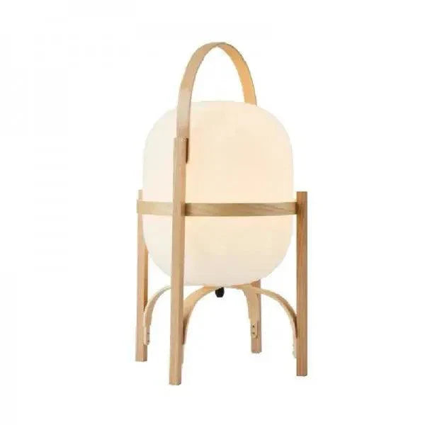 NatureLuxe - Drewniana Lampa Stołowa