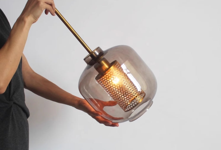 CrystalSavane - Nowoczesna Lampa Wisząca Szklana z Gracją