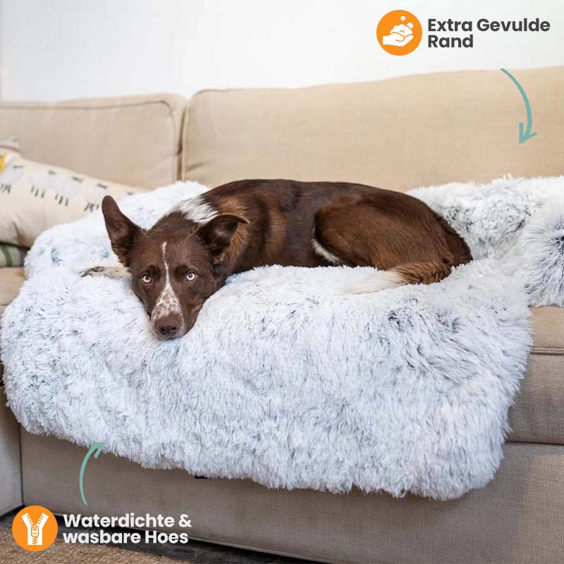 Water-Repellent Dog Bed Protector with Soft Vegan Fur – Non-Slip, Comfortable, Suitable for All Dog Sizes-5
