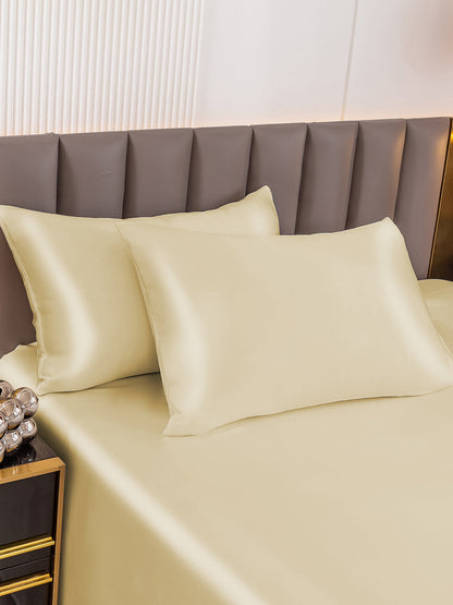 LuxeSilk Set - 30 Momme 100% Mulberry Silk Pillowcase Set (Hidden Zipper)