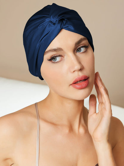SilkRelax - Pure Silk Casual Sleep Cap for Night Comfort