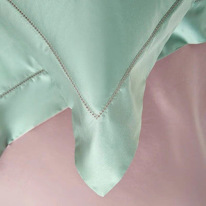 DuskyBlush - Juego de Fundas de Edredón de Algodón Egipcio