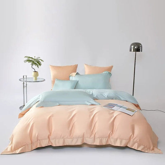 BlushingPeach - Egyptian Cotton Duvet Cover Set