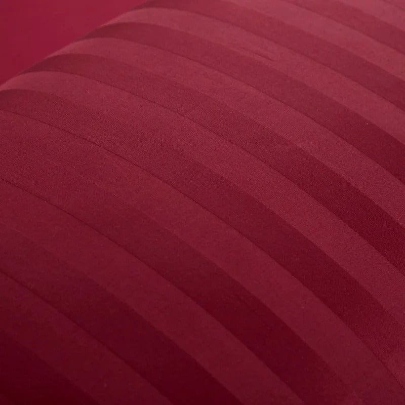 BurgundyGlow - Juego de Edredón de Algodón Egipcio