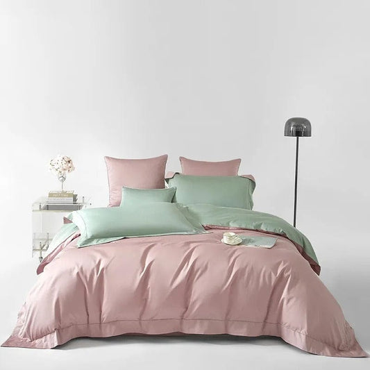 DuskyBlush - Egyptian Cotton Duvet Cover Set