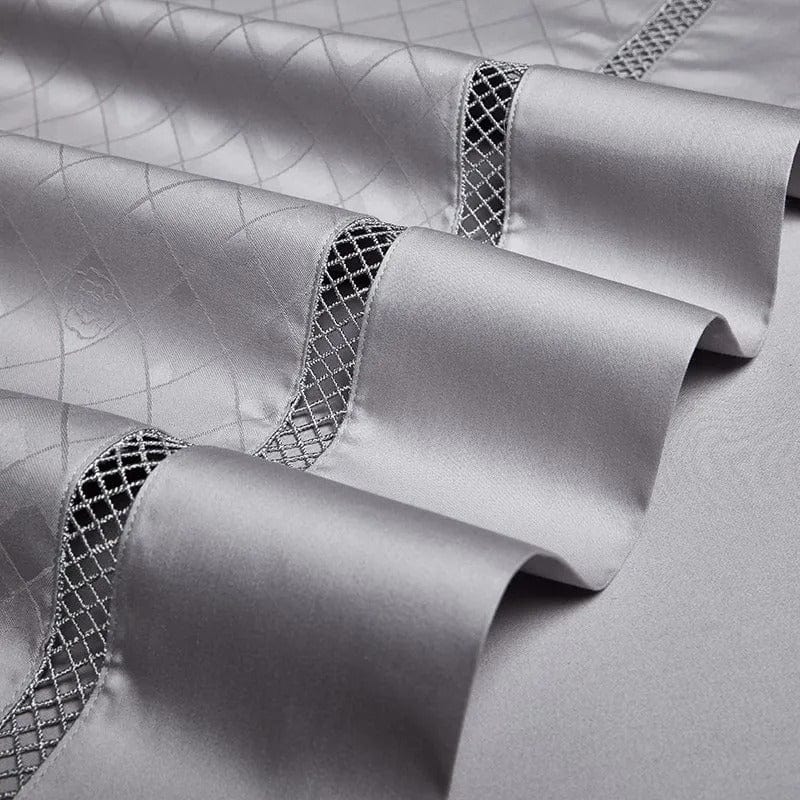SilverElegance - Egyptian Cotton Bedding Set