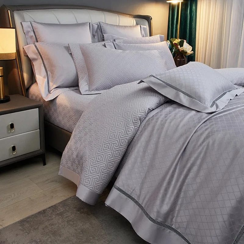 SilverElegance - Egyptian Cotton Bedding Set