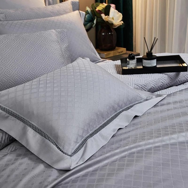 SilverElegance - Egyptian Cotton Bedding Set