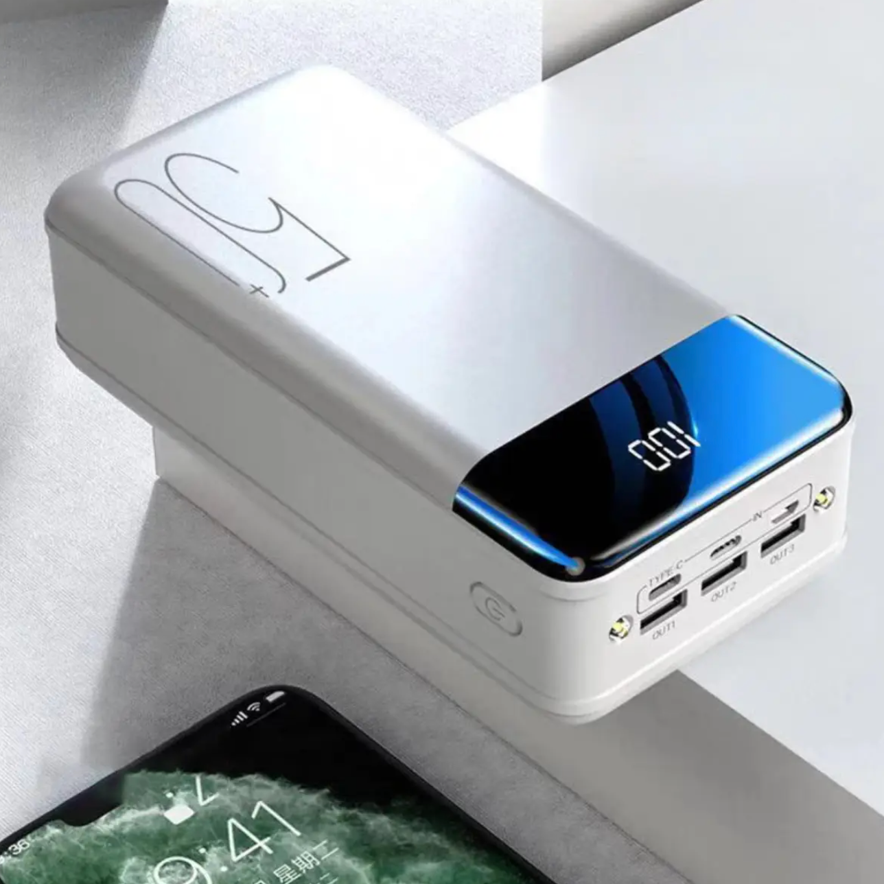 Variant image for 100,000mAh Ultra-High Capacity Power Bank with Super Fast Charging – Portable Charger for Phones, Tablets, and Laptops-2