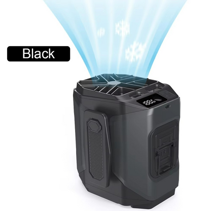 Portable Waist Fan with Power Bank and Flashlight