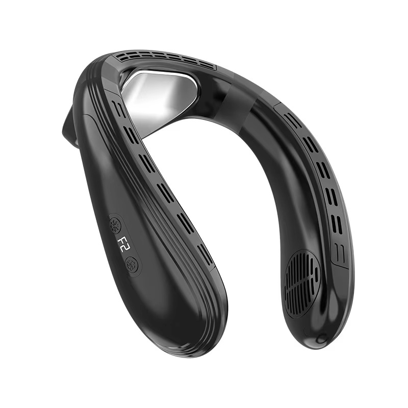 Przenośny na zewnątrz akumulatorowy wentylator na szyję z półprzewodnikiem