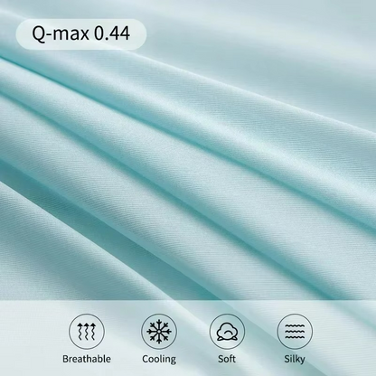 Lightweight Cooled Summer Quilt with Double Side Cold & Cooling Fabric