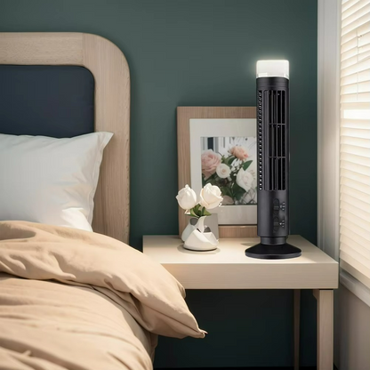 Bladeless Desktop Tower Fan Portable Electric Fan