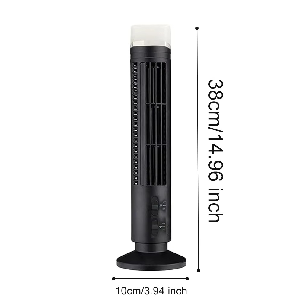 Bladeless Desktop Tower Fan Portable Electric Fan