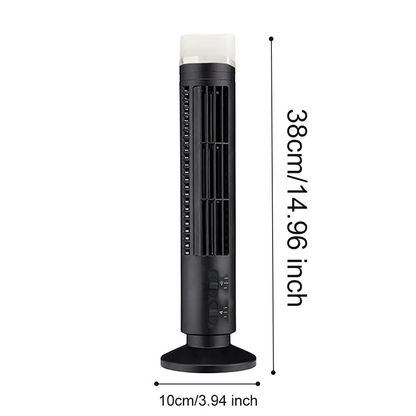 Bladeless Desktop Tower Fan Portable Electric Fan