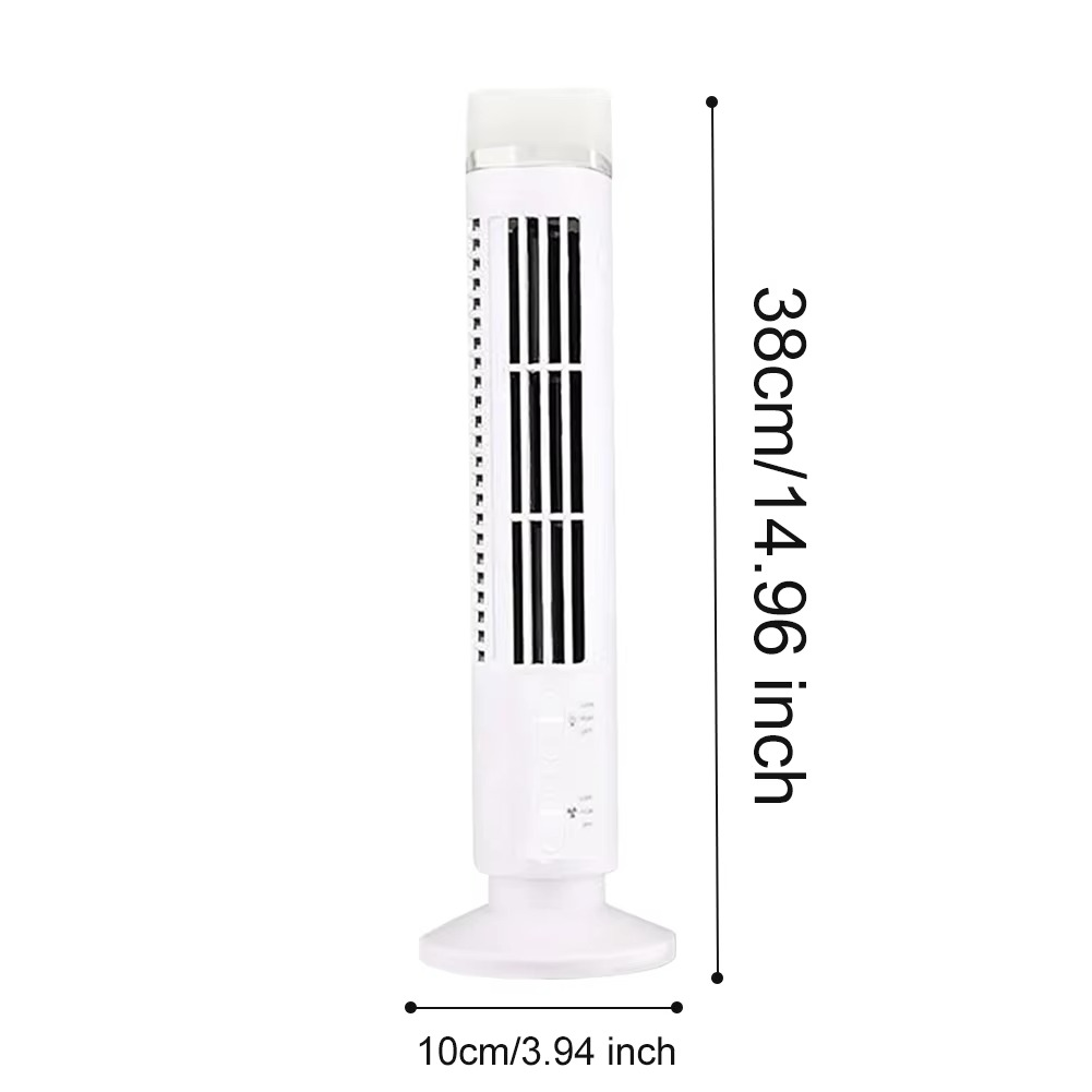 Bladeless Desktop Tower Fan Portable Electric Fan