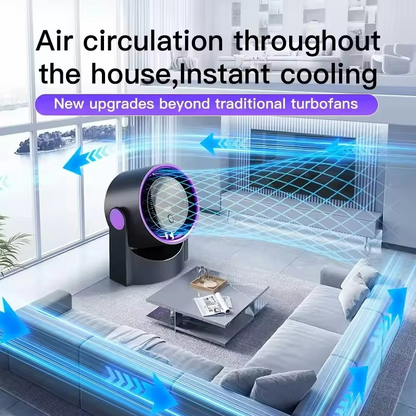 Wireless Portable Home Quiet Ventilator Desktop Digital Display Fan Air Cooler